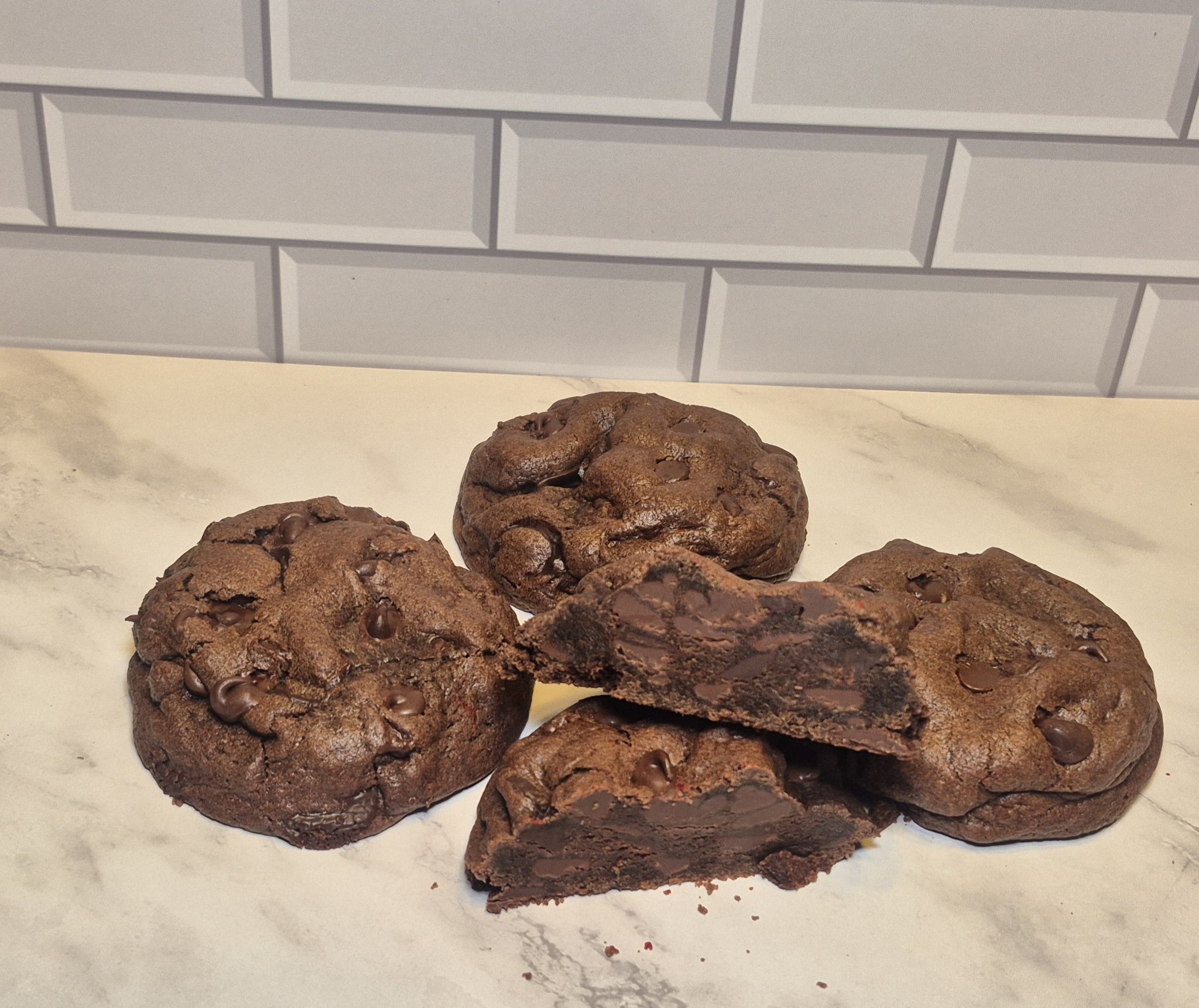 Double Chocolate Chip Cookies 