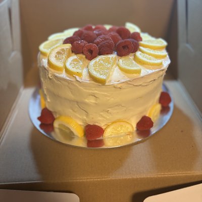 Lemon Raspberry Cake