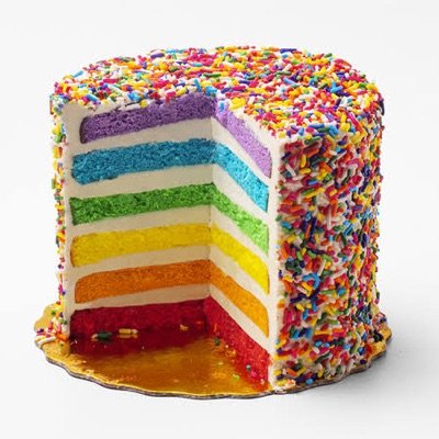Rainbow cake 