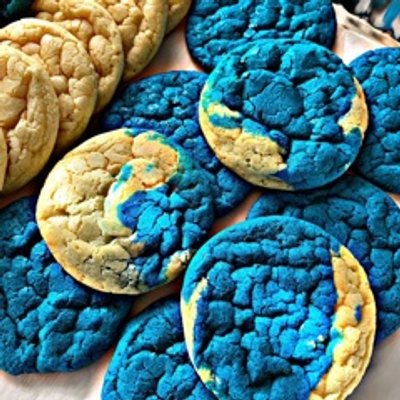 Blue Velvet Cookies 
