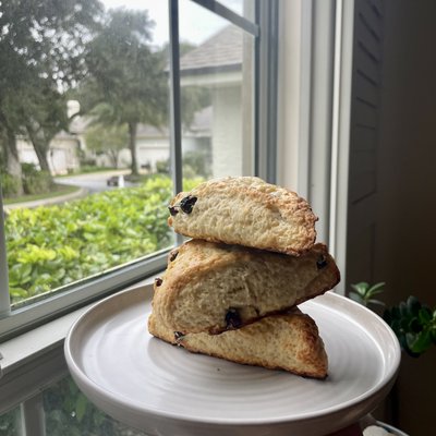 Orange cranberry scones 