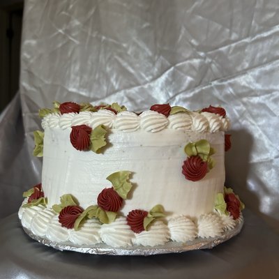 6” round cake