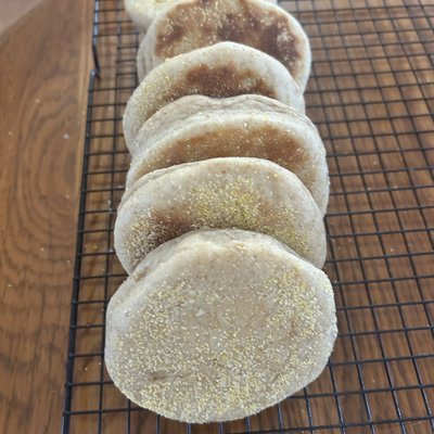 Sourdough English Muffins 