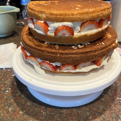 Strawberry Shortcake Cake