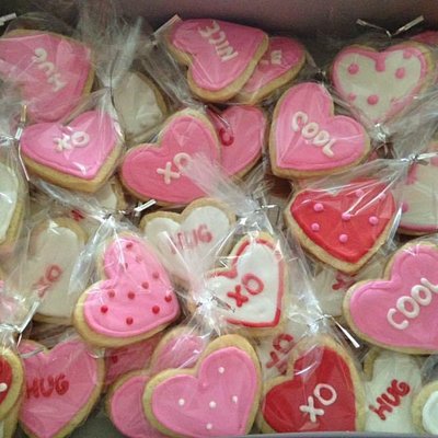 Valentine’s Day Heart Cookies