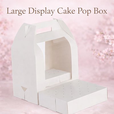 Large Display Cake Pop Box