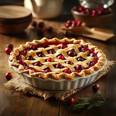 Cranberry Pie 8” In 