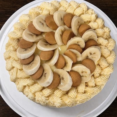 Banana Cream Pie Cake 