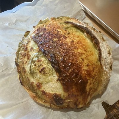 Pesto & Mozzarella Sourdough Loaf  