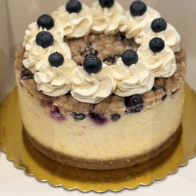 6” Lemon Blueberry Crumble Cheesecake 