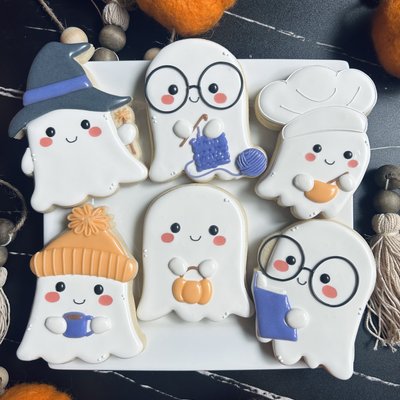 Halloween Large Cookies - Set Of 6