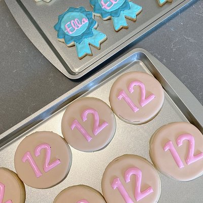 Custom Birthday Sugar Cookies