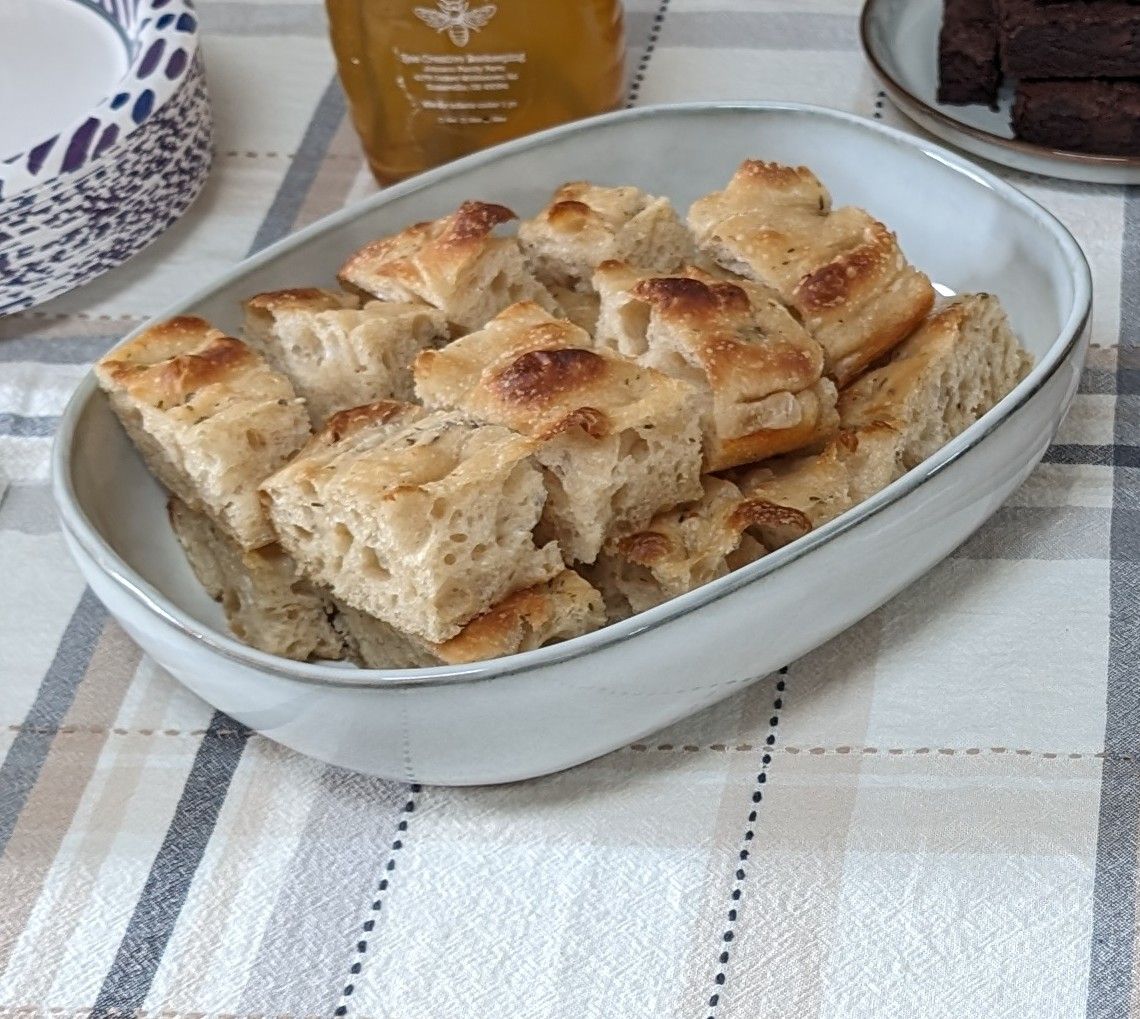 Classic sourdough focaccia 