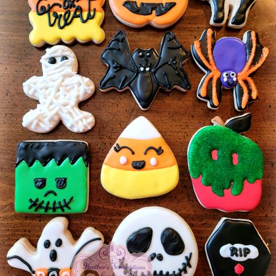 Spooky Cute Halloween Sugar Cookies