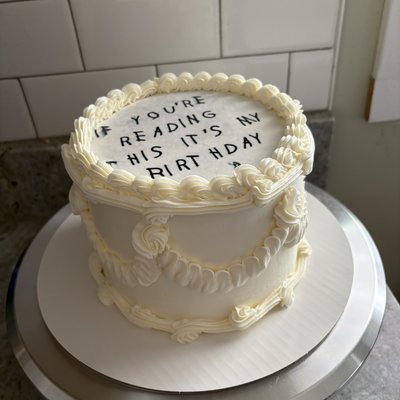 6” Round Cake