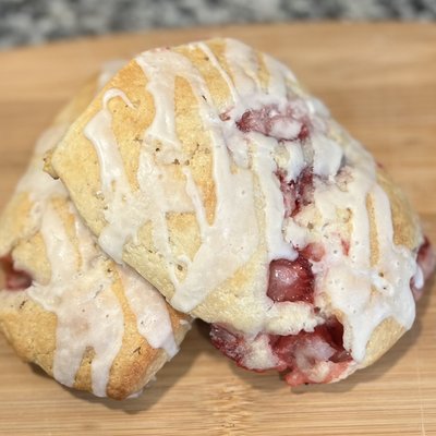 Strawberry Lemon Scones (8)