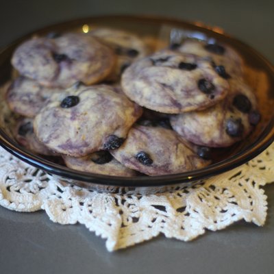 blueberry lemon muffin tops