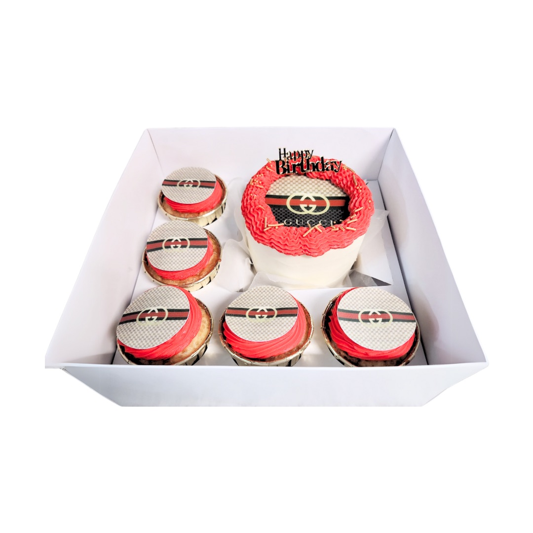 Bento Box: 5inch Cake/ 5 Cupscakes 