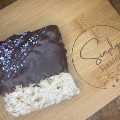 Chocolate Dipped Rice Krispie Treats (12)
