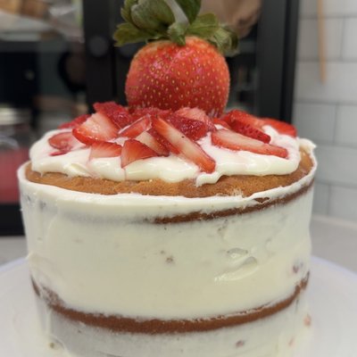 Strawberry Shortcake Cake