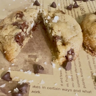 A dozen Brown Butter Chocolate Chip Cookies 