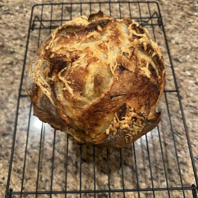 Garlic Asiago artisan Loaf 