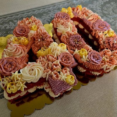Medium Number Cake - Double Digits 