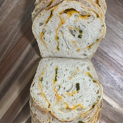 Jalapeno Cheddar Sourdough Loaf