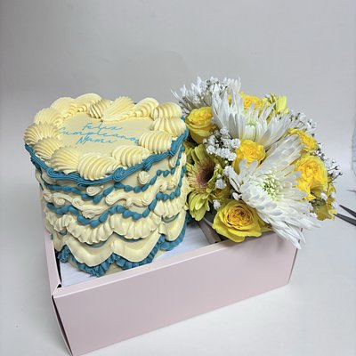 Flower And Cake Box 