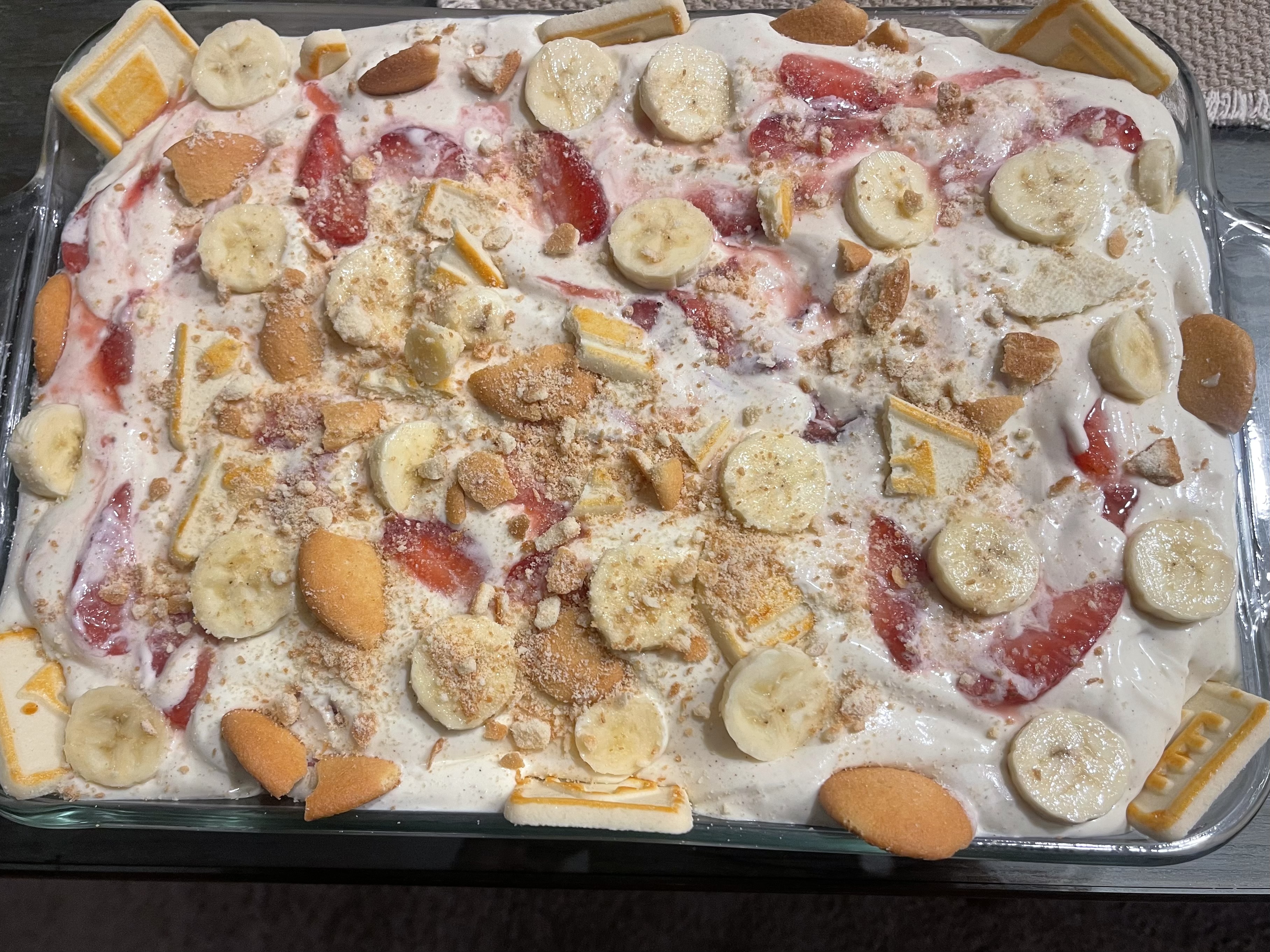 Strawberry Banana Pudding 