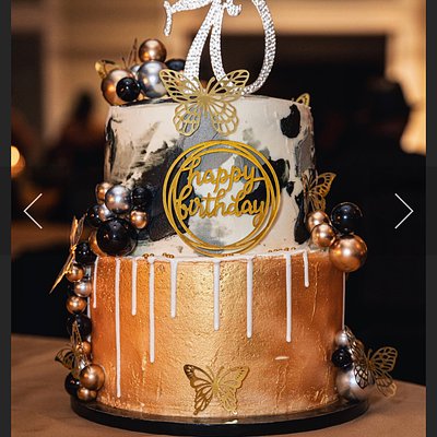 Signature 2-Tier Luxury Cake (Custom Theme)