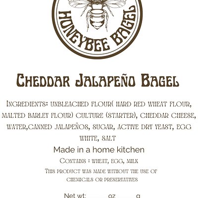 Half Dozen Cheddar Jalapeno Bagels