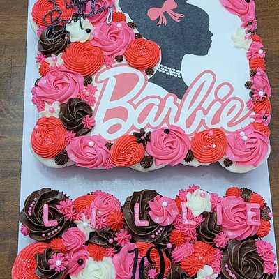Barbie pull apart cupcakes 