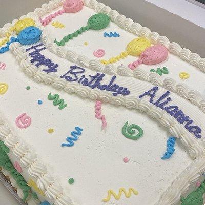 1/4 Sheet Cake