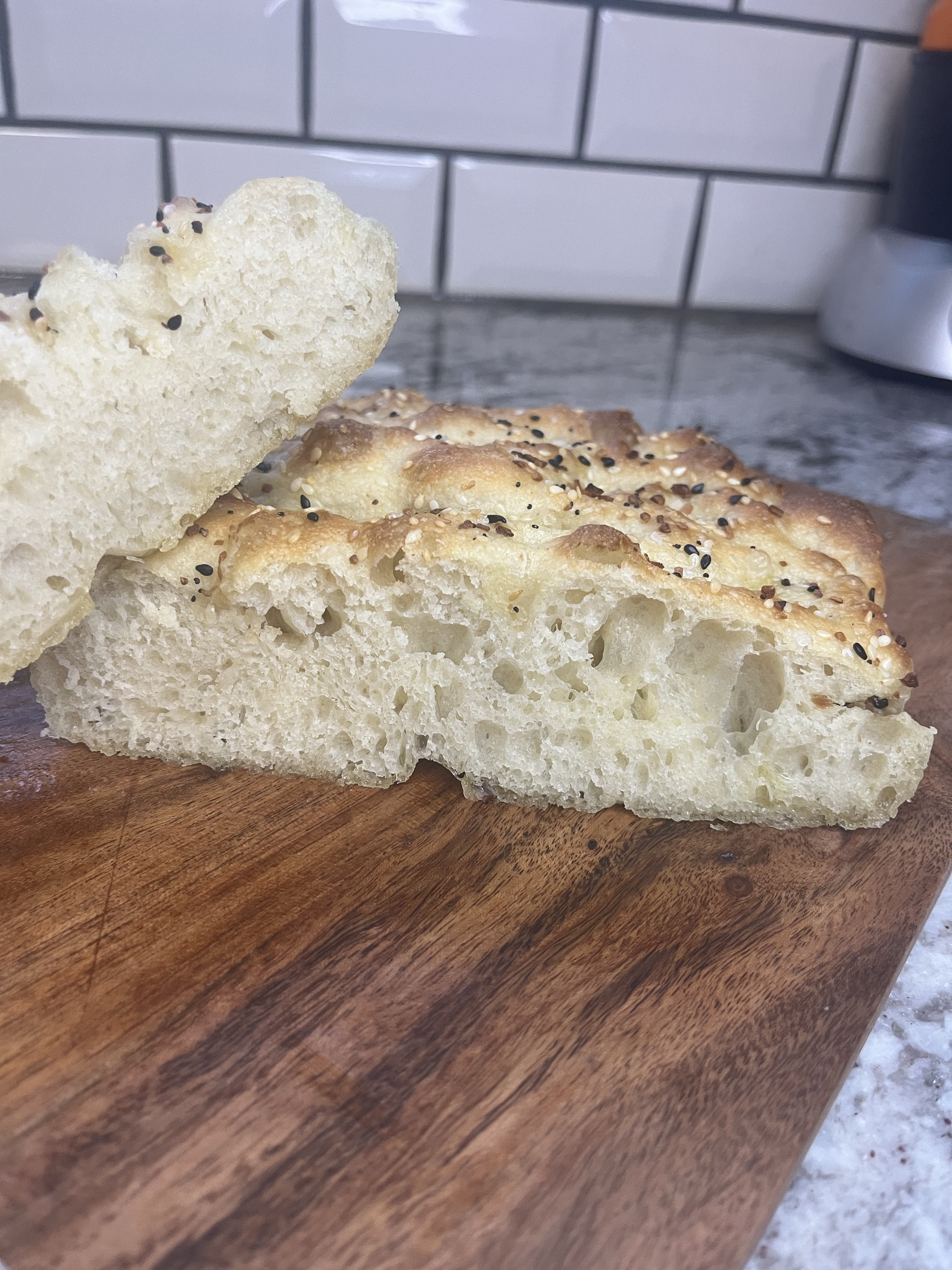 Everything Bagel Focaccia 5x9 (Medium) 