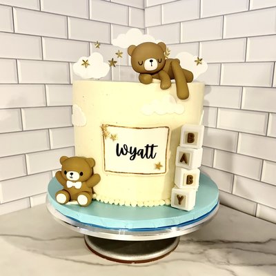 We Can Bearly Wait Baby Shower Cake
