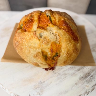 Jalapeño Cheddar Sourdough Loaf