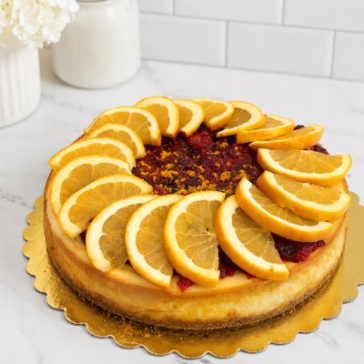 Orange Cranberry Cheesecake - 9in