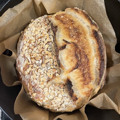 Organic Oat & Honey Sourdough 