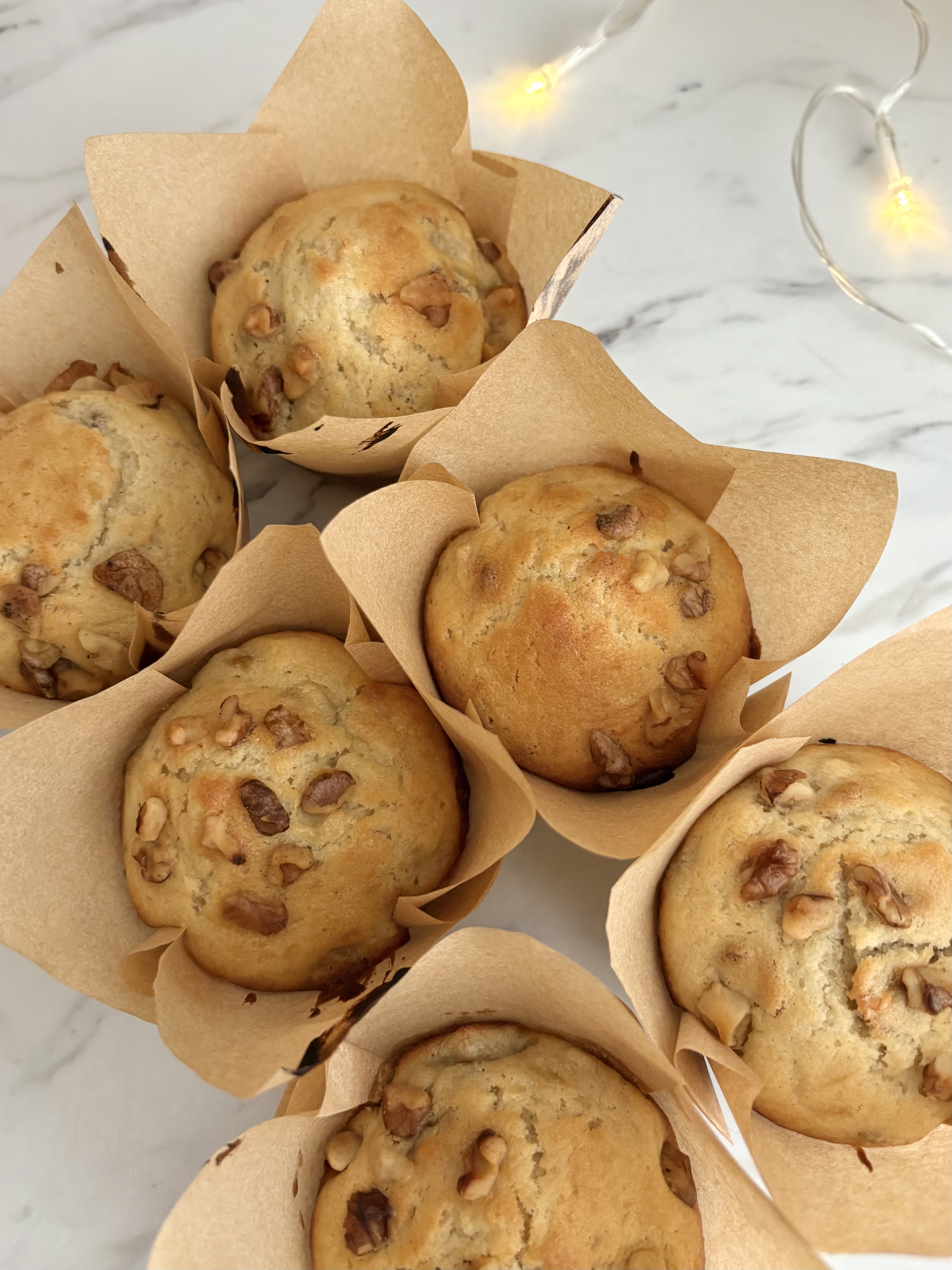 Banana Walnut Sourdough Muffins - Dozen