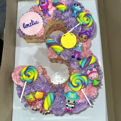 Custom Number Cake