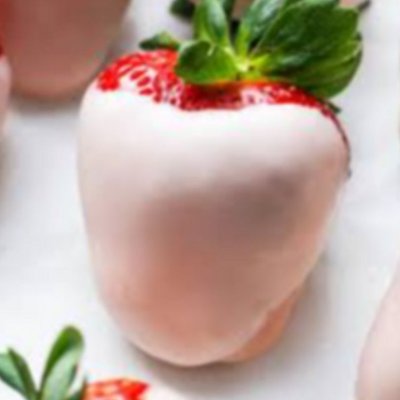 White Chocolate Dipped Berries 