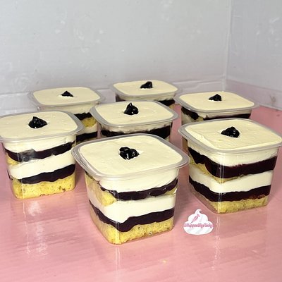 Lemon Blueberry Cake Cup