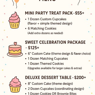 Mini Party Treat Pack ✨