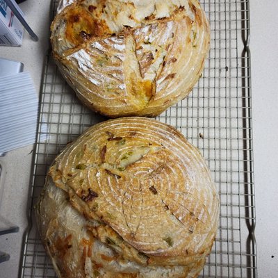 Roasted Garlic Rosemary Boule