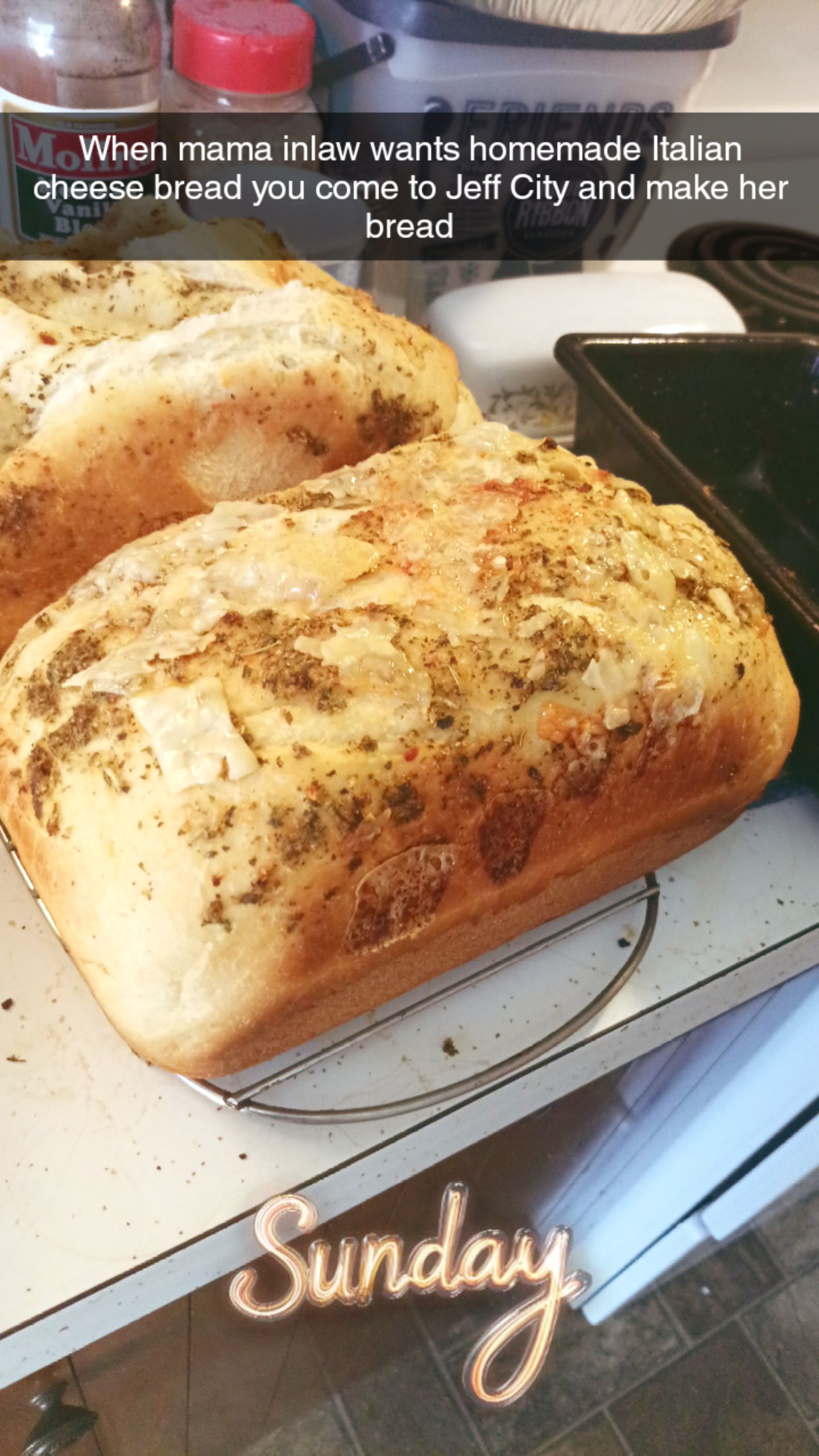 Italian Herb & Cheese Loaf