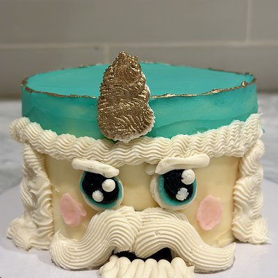 Nutcracker Face Cake (Side Of Cake) 8”
