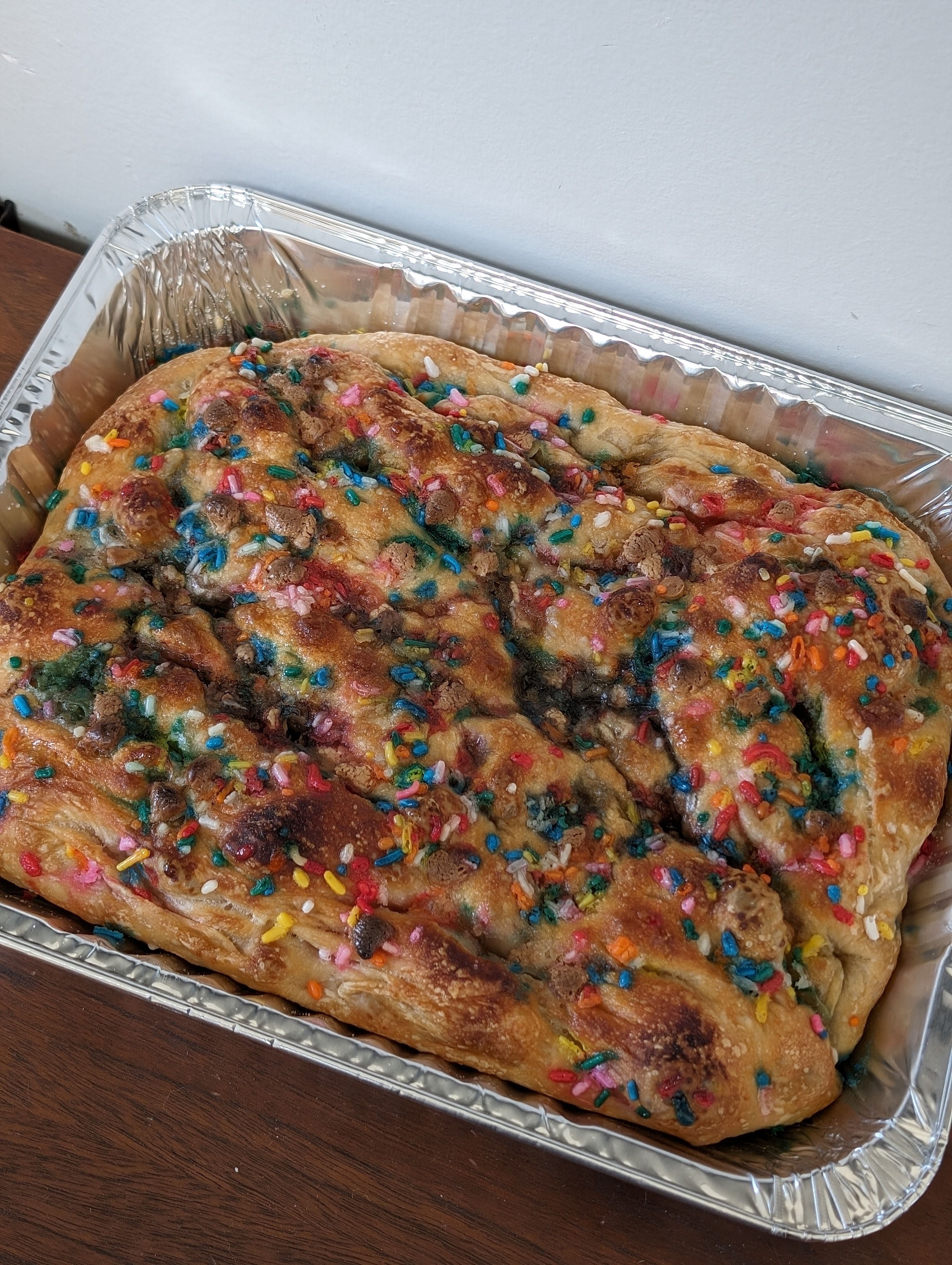 Sourdough focaccia with inclusions 