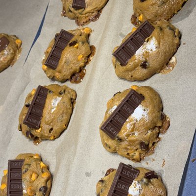 S’mores Pumpkin Cookies 