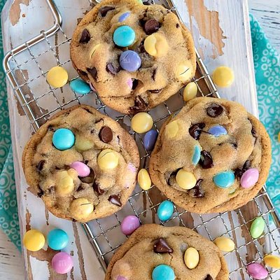 Easter M&M Cookies